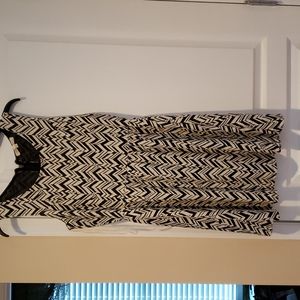 Black and white summer dress